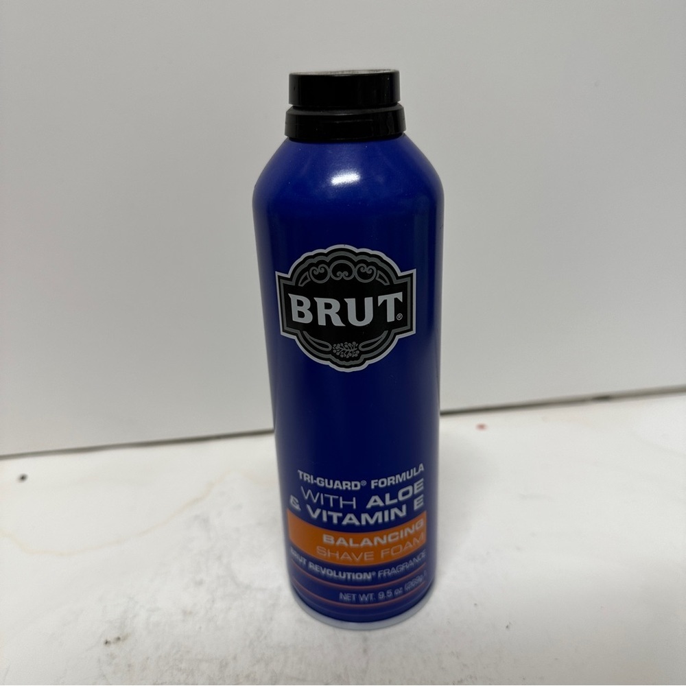 Brut Fragrance Tri-Guard Balancing Shave Foam Shaving Cream 9.5 OZ HTF
